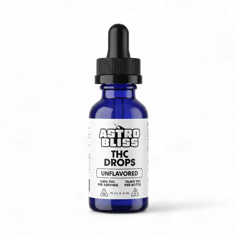 AstroBliss THC Drops 75mg 30mL Unflavored