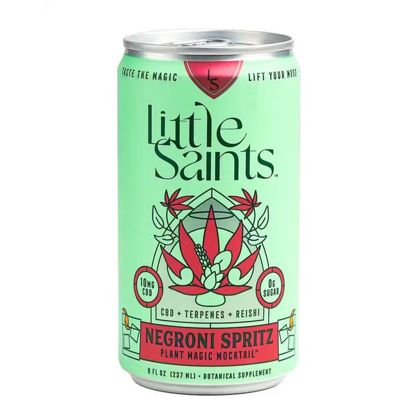 Little Saints Non-Alcoholic Sparkling Cocktail - Reishi + Terps, Flavor: Negroni Spritz