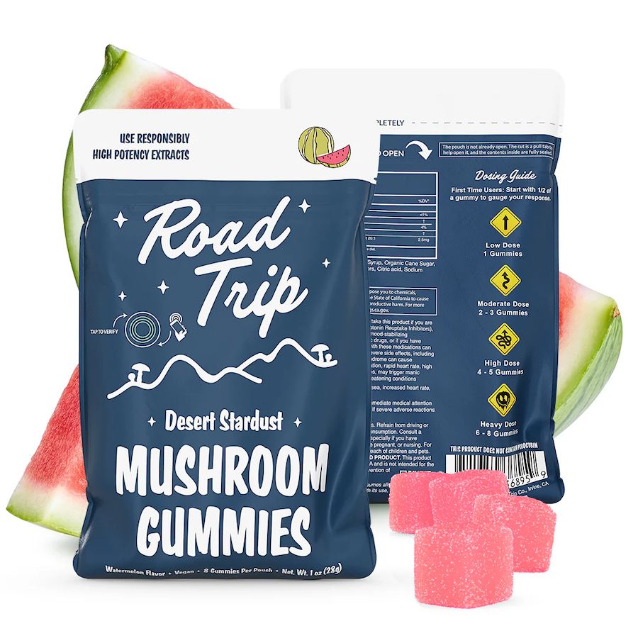 ROAD TRIP Desert Stardust Mushroom Watermelon Gummies 8-ct