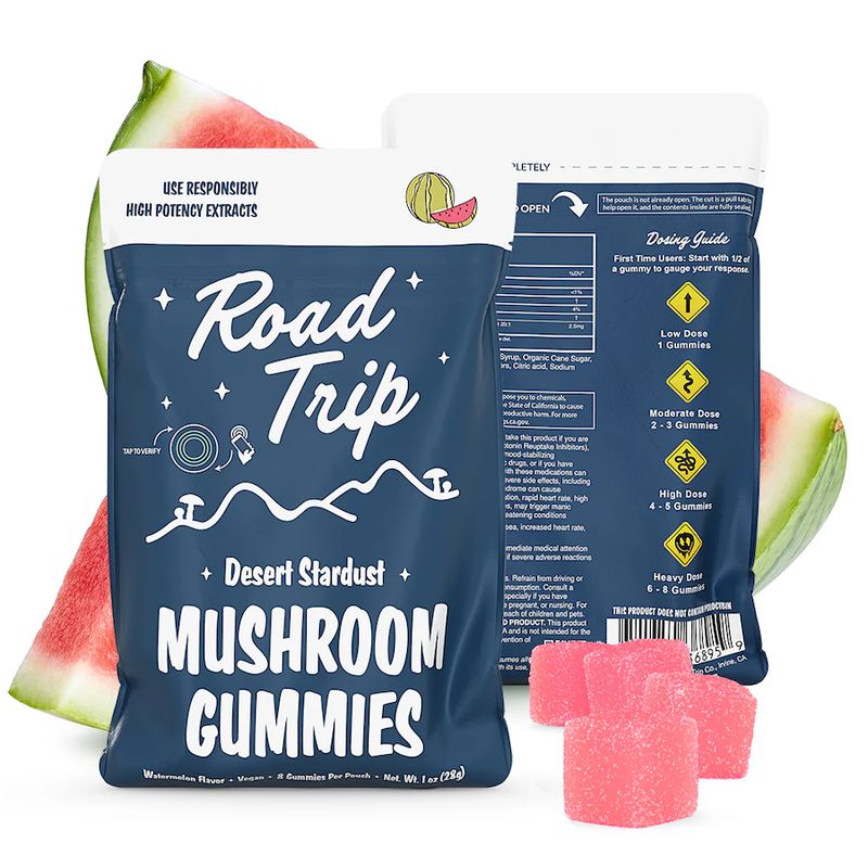 ROAD TRIP Desert Stardust Mushroom Gummies 8-ct Watermelon