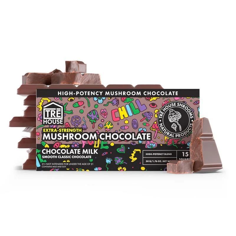 TRE  House Mushroom Chocolate Bar (Reg. Price $29), Flavor: Chocolate Milk