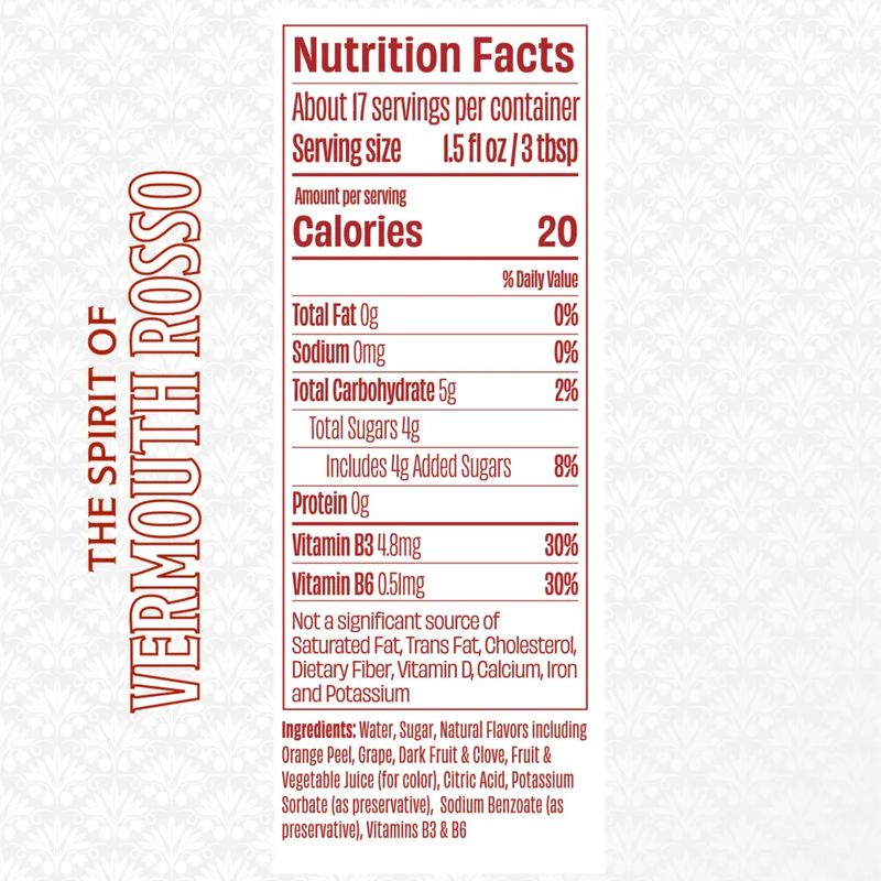 Free Spirits - Non-Alcohol Vermouth Rosso 750mL