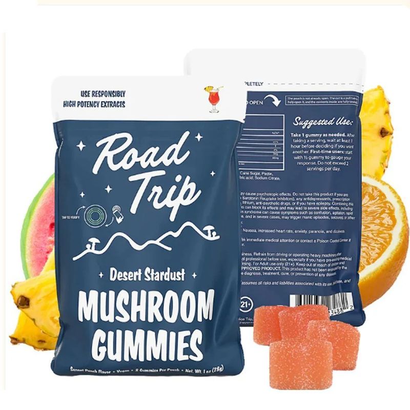 10% OFF - ROAD TRIP Desert Stardust Mushroom Sunset Punch Gummies 8-ct