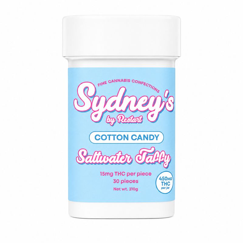 Sydney’s THC Saltwater Taffy 15MG Cotton Candy