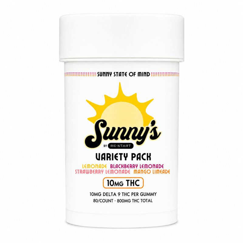 Sunny’s 10MG THC Gummies - Variety Pack Sunny’s 10MG THC Gummies - Variety Pack
