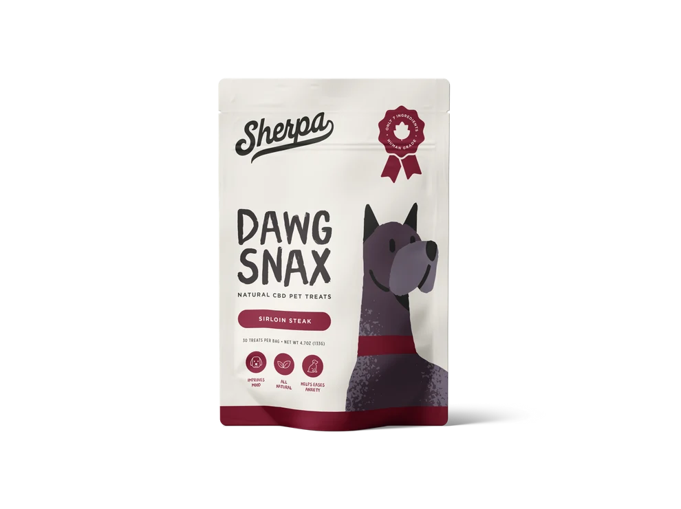 Natural CBD Pet Treats - Sirloin Steak 25MG CBD 30-ct