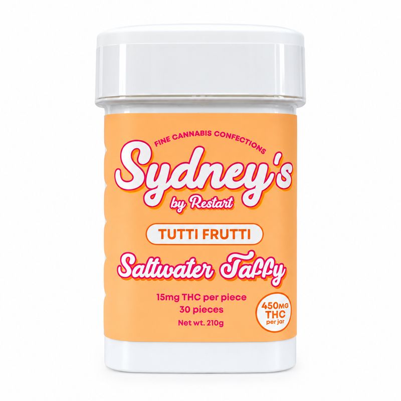 15MG THC Sydney's Saltwater Taffy - Tutti Frutti