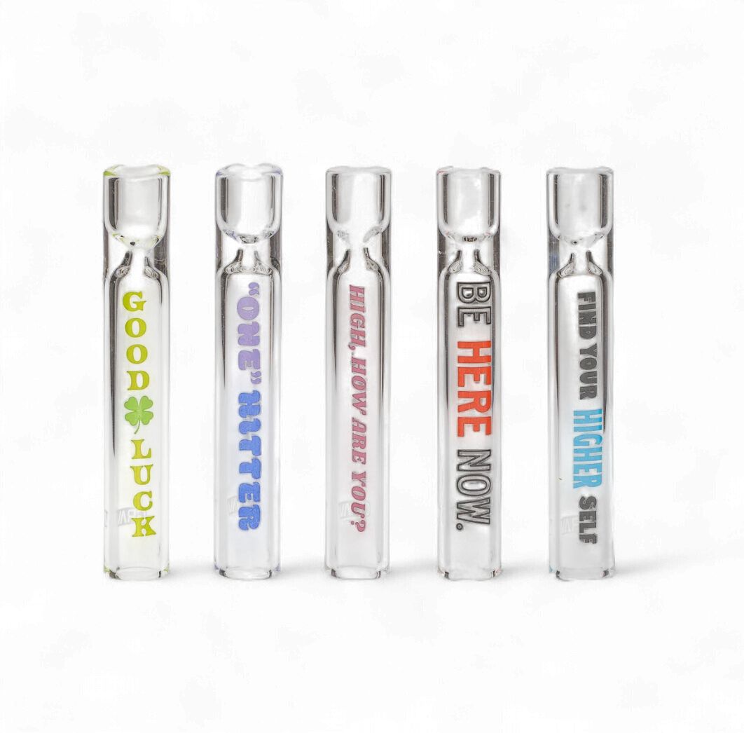GRAV Glass Taster 12mm - Themed Sayings GRAV Glass Taster 12mm - Themed Sayings