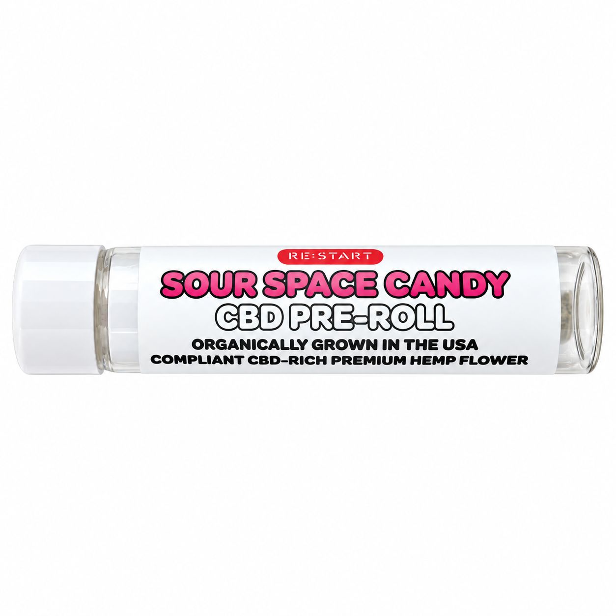 CBD Outdoor Greenhouse Pre-Rolls 1G (S) Sour Space Candy
