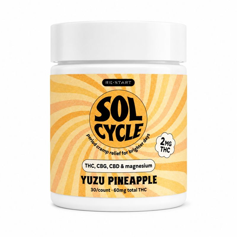 2MG THC +  CBD:CBG:Magnesium Sol Cycle Period Gummies