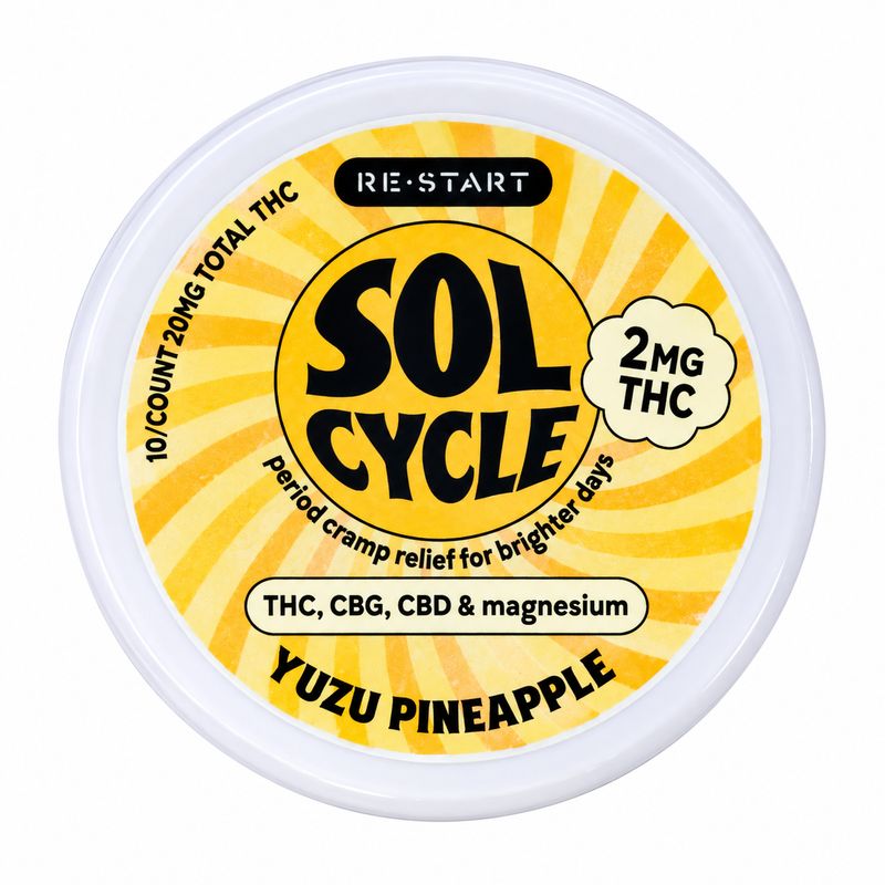 2MG THC +  CBD:CBG:Magnesium Sol Cycle Period Gummies