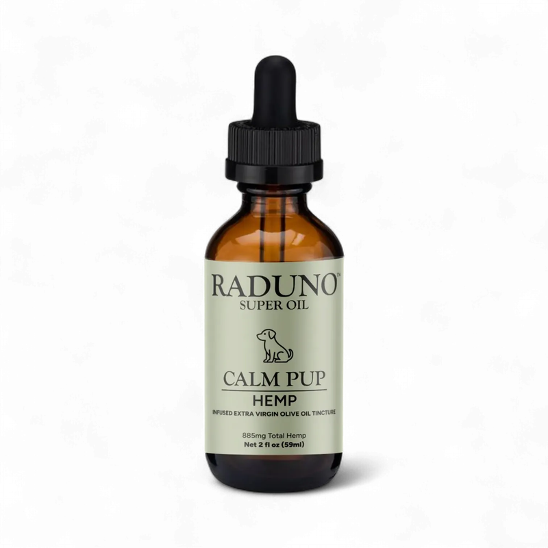 Calm Pup Pet CBD in Olive Oil  CBD (14.75MG/mL) 885MG 2oz