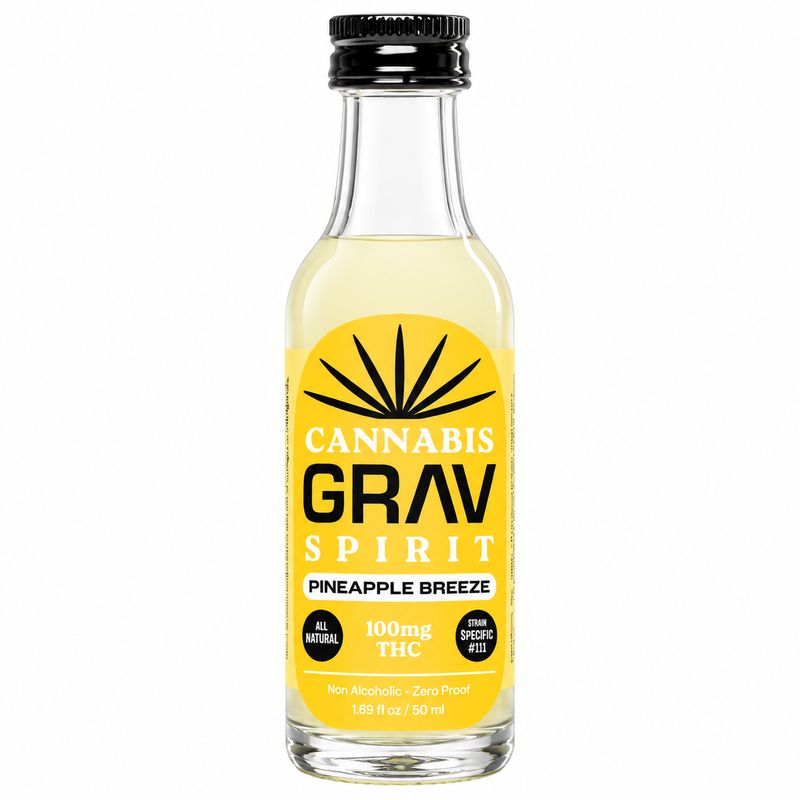 GRAV® Cannabis Spirit 100mg THC 50mL Shots