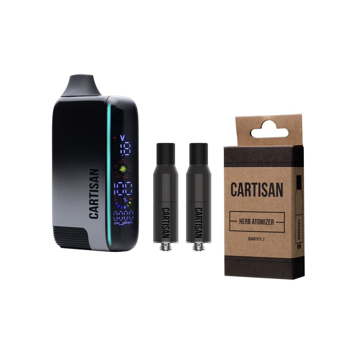 Cartisan Veil Bar Pro EVO + Herbal Atomizer Bundle
