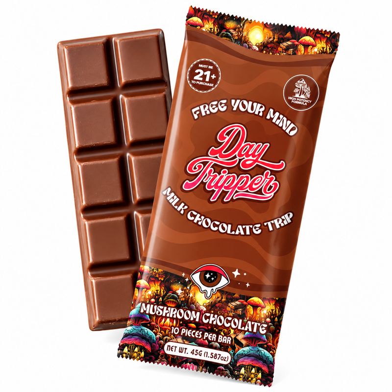 SAVE $5 - Daytripper Nootropic Mushroom Milk Chocolate Bar