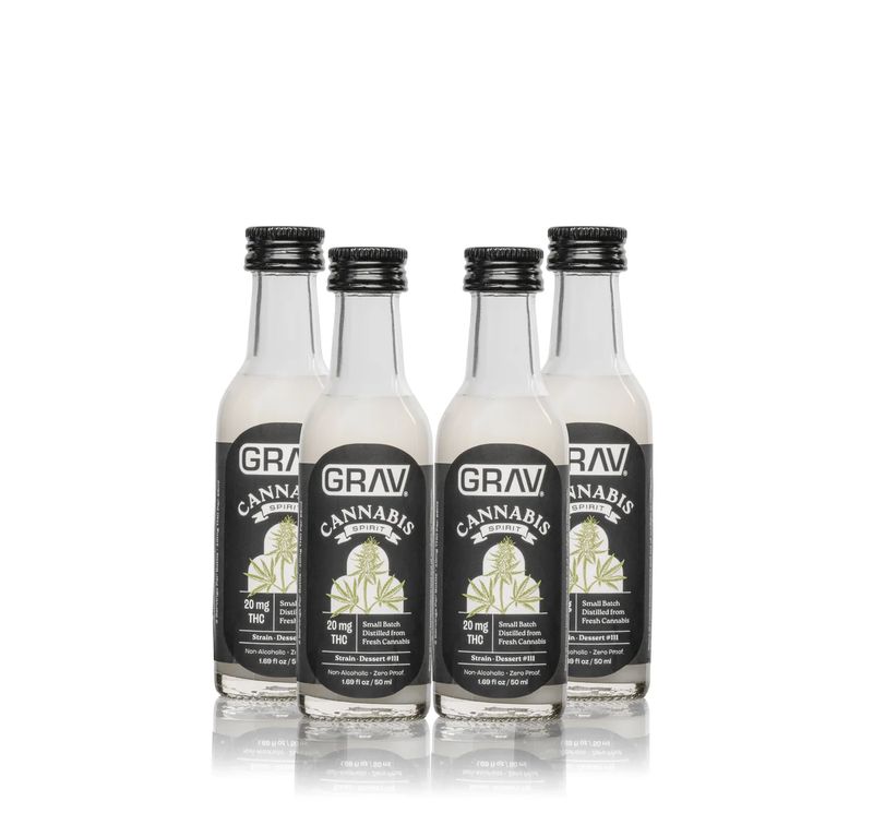 GRAV Cannabis Spirit 20MG THC 50mL Shots 1-ct