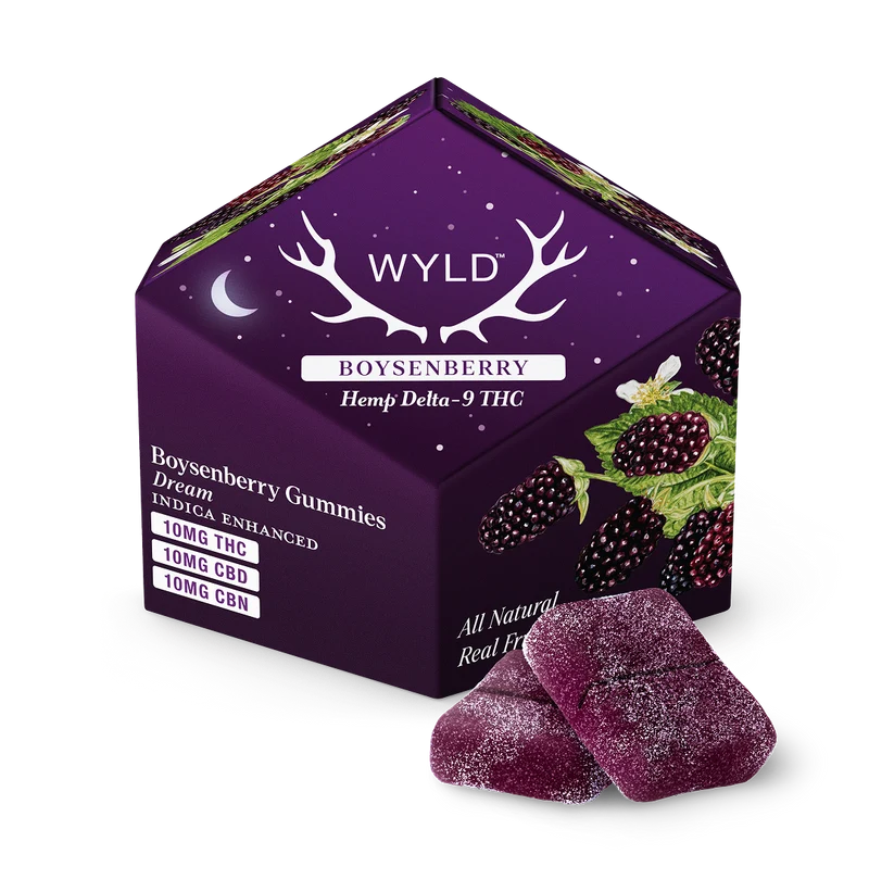 Wyld Boysenberry THC:CBD:CBN Gummies /Dream