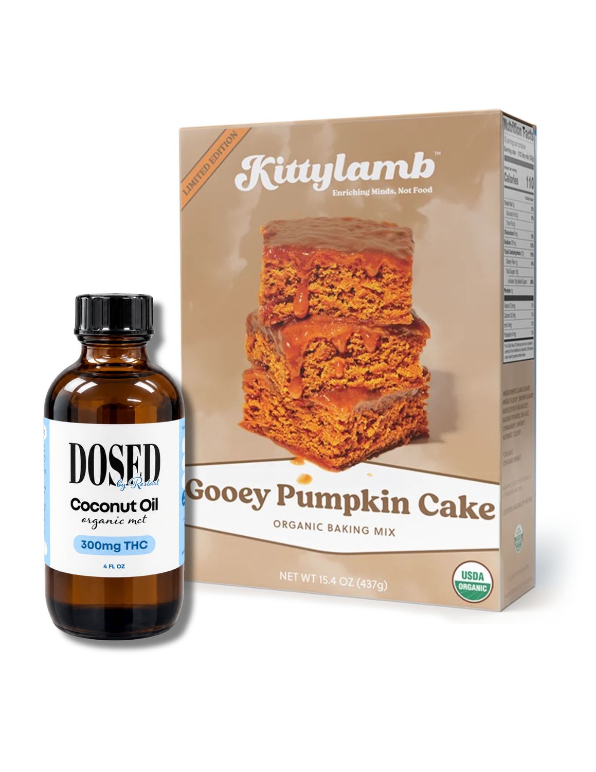 Organic Pumpkin Cake Mix + Dosed 300MG THC Bundle