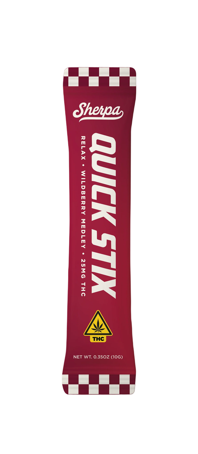 RELAX THC Quick Stix 25MG + Magnesium &amp; L-Theanine 1-ct