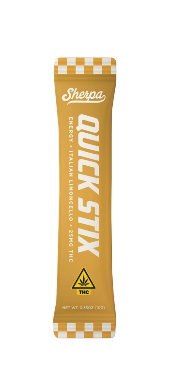 ENERGY THC Quick Stix 25MG + Vit B12 &amp; Magnesium 1-ct /Llimoncello