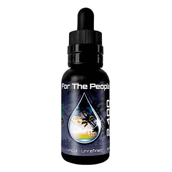 RSO CBD Oil - Dark Raw Unrefined Tincture 2400MG 30mL
