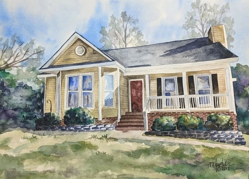 Custom Home Watercolor - Perfect Housewarming or Newlywed Gift!