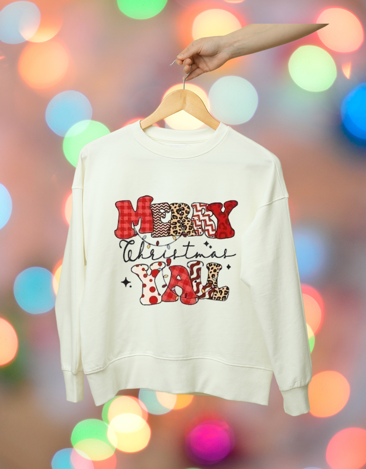 Merry Christmas Y&#39;all Crewneck