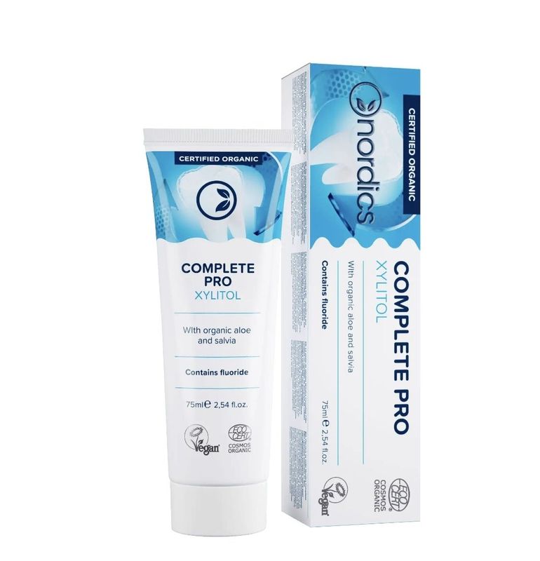 Nordics Toothpaste Complete PRO 全方位專業修護有機牙膏 75ml Nordics Toothpaste Complete PRO 全方位專業修護有機牙膏 75ml
