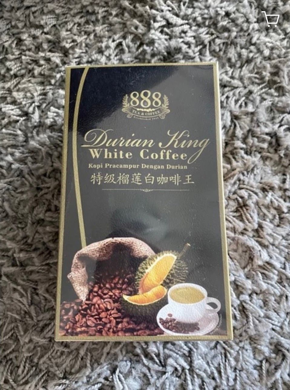 888特級榴槤白咖啡王（一盒10包)
