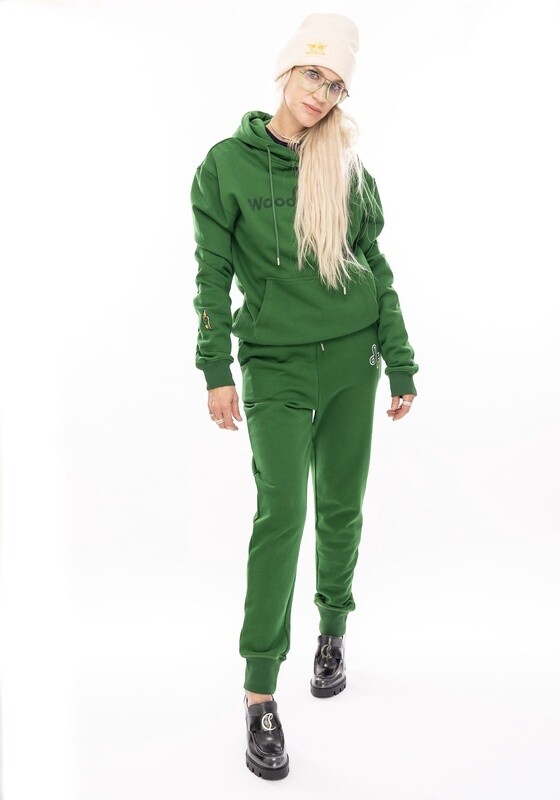 Forest Green Cotton Sweatshirt