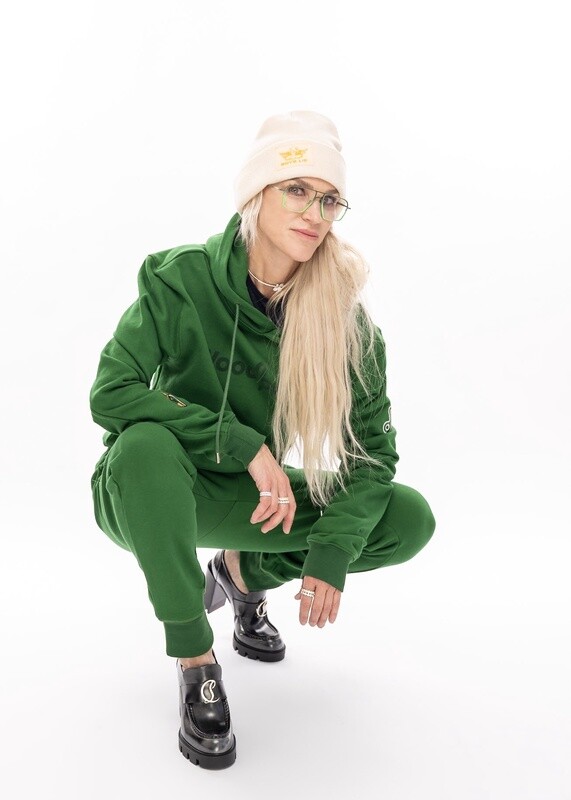 Forest Green Cotton Sweatshirt