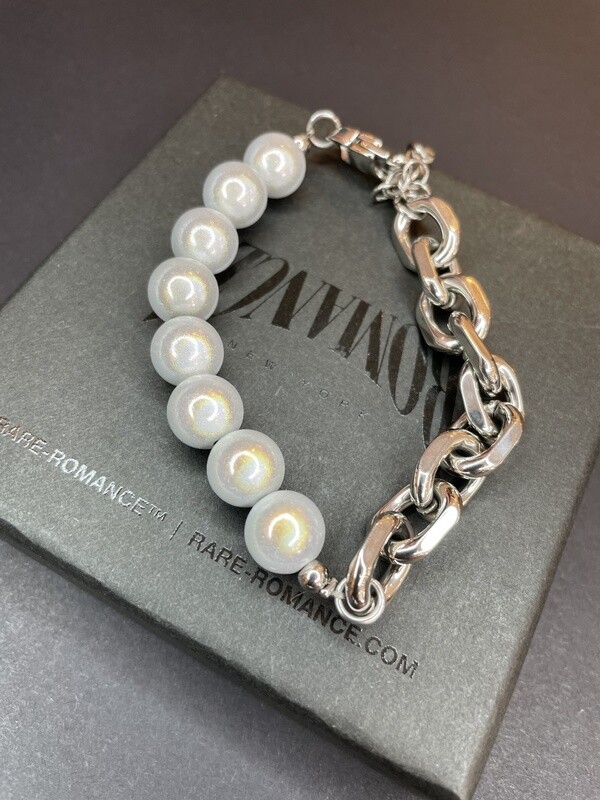 Reflective Pearl Bracelet