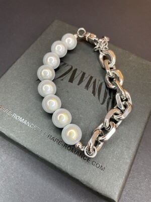 Reflective Pearl Bracelet