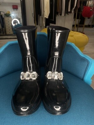 Rhinestone Rain Boots