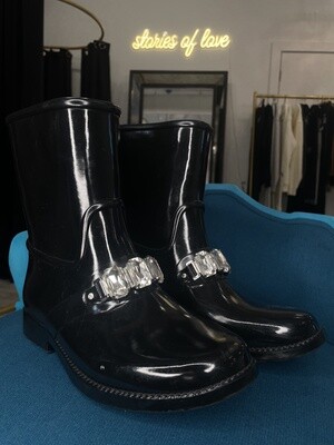 Rhinestone Rain Boots