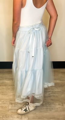 Blue Tulle Skirt