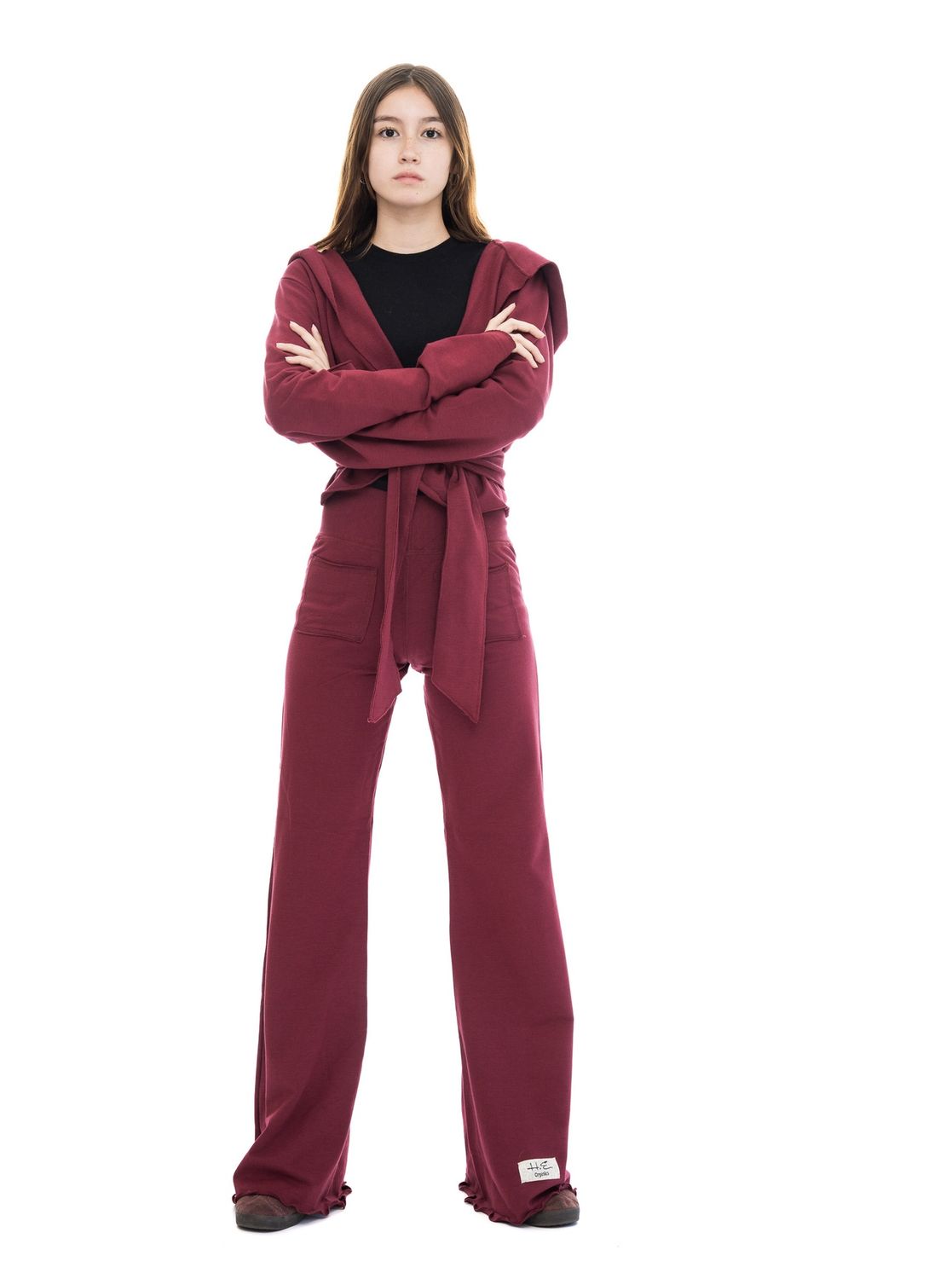 Red Flare Pants