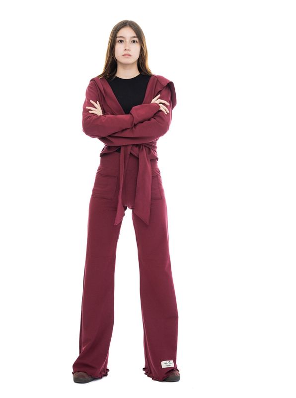 Red Flare Pants