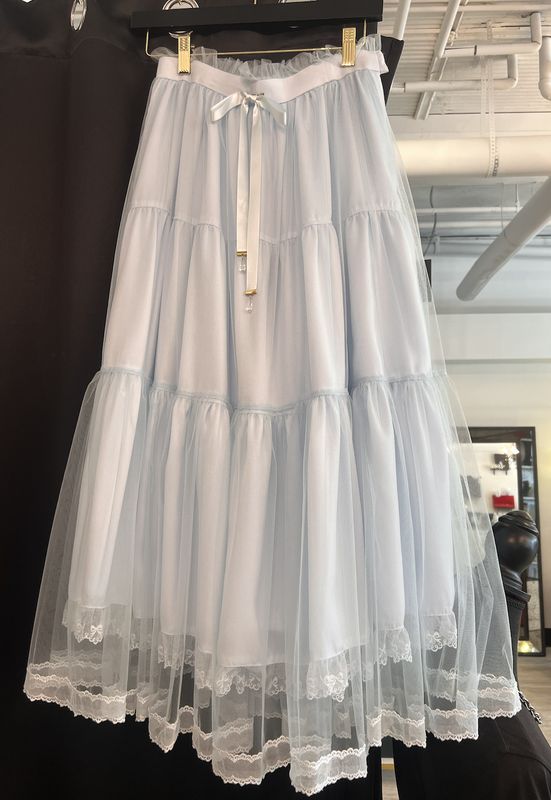 Blue Tulle Skirt