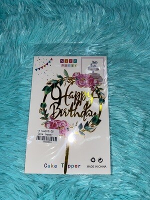 Cake Topper