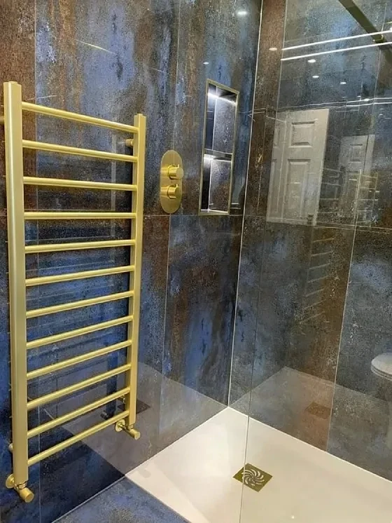 Blue Gloss Porcelain Tiles