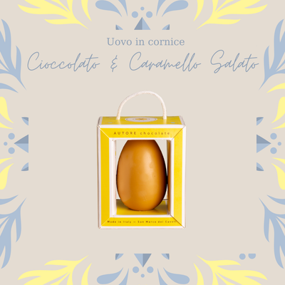 Uovo Artigianale Cioccolato al latte &amp; Caramello salato