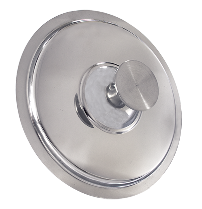 Couvercle inox COUPLE + poignée inox