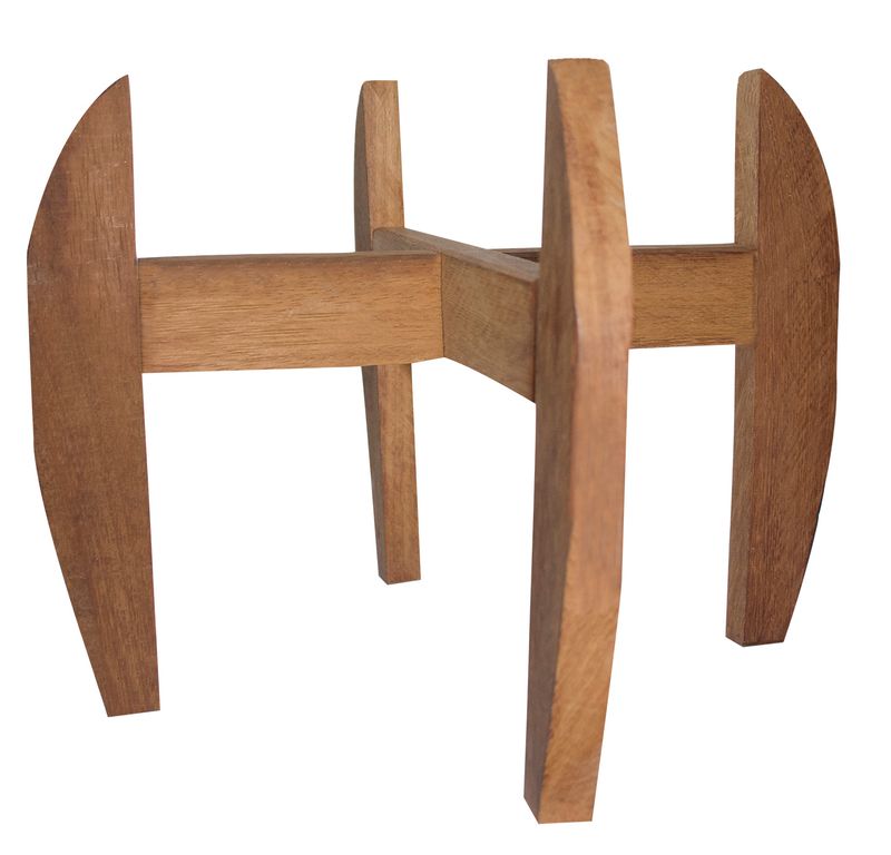 Support bois en IROKO BRUT
