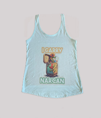 I Carry Narcan Racer Back Tank