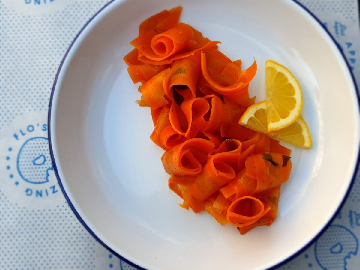 Topping Carrot Lox Vegan