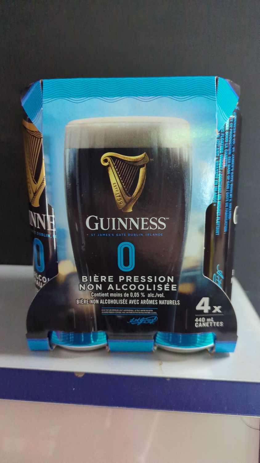 Guinness sans alcool 4-pack