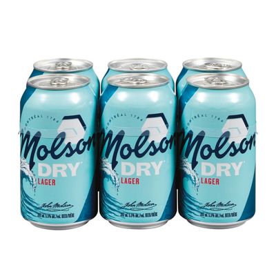 Molson Dry 6-pack