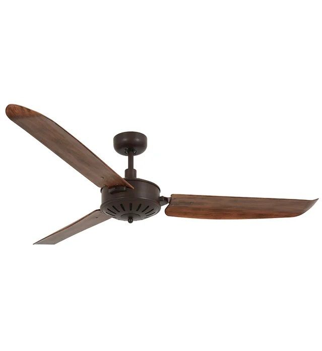 CAROLINA Ø142cm Oil Rubbed Bronze/Dark Koa ceiling fan with wall control