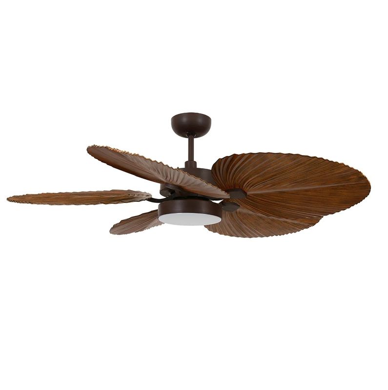 BALI Ø132cm Oil Rubbed Bronze/Koa ceiling fan with light integrated and remote control